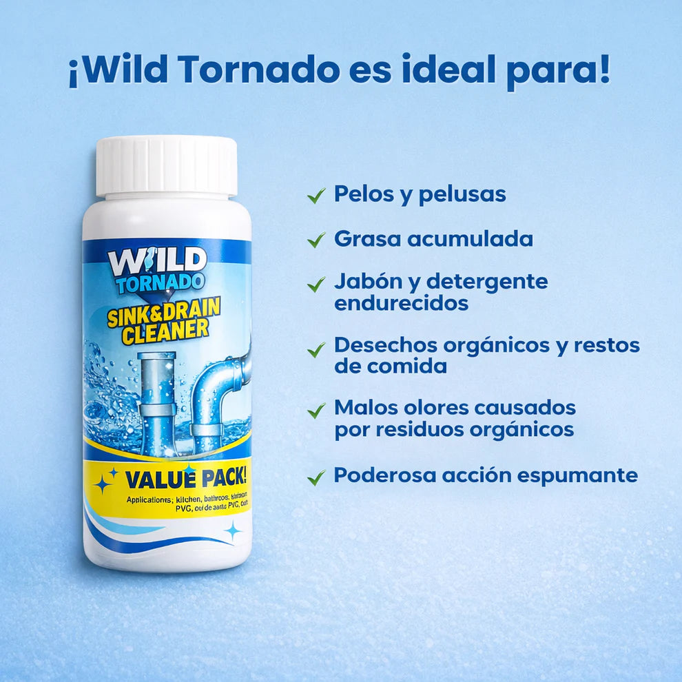 Destapa Cañerías en polvo - PACK 3 UNIDADES
