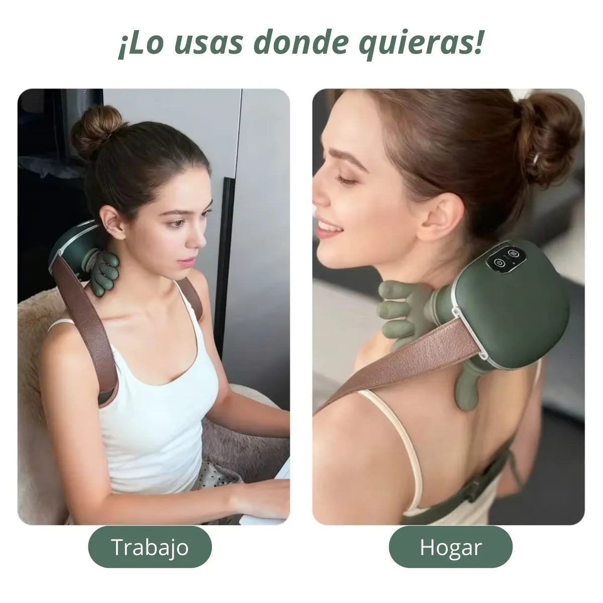 Masajeador térmico diseño manitos